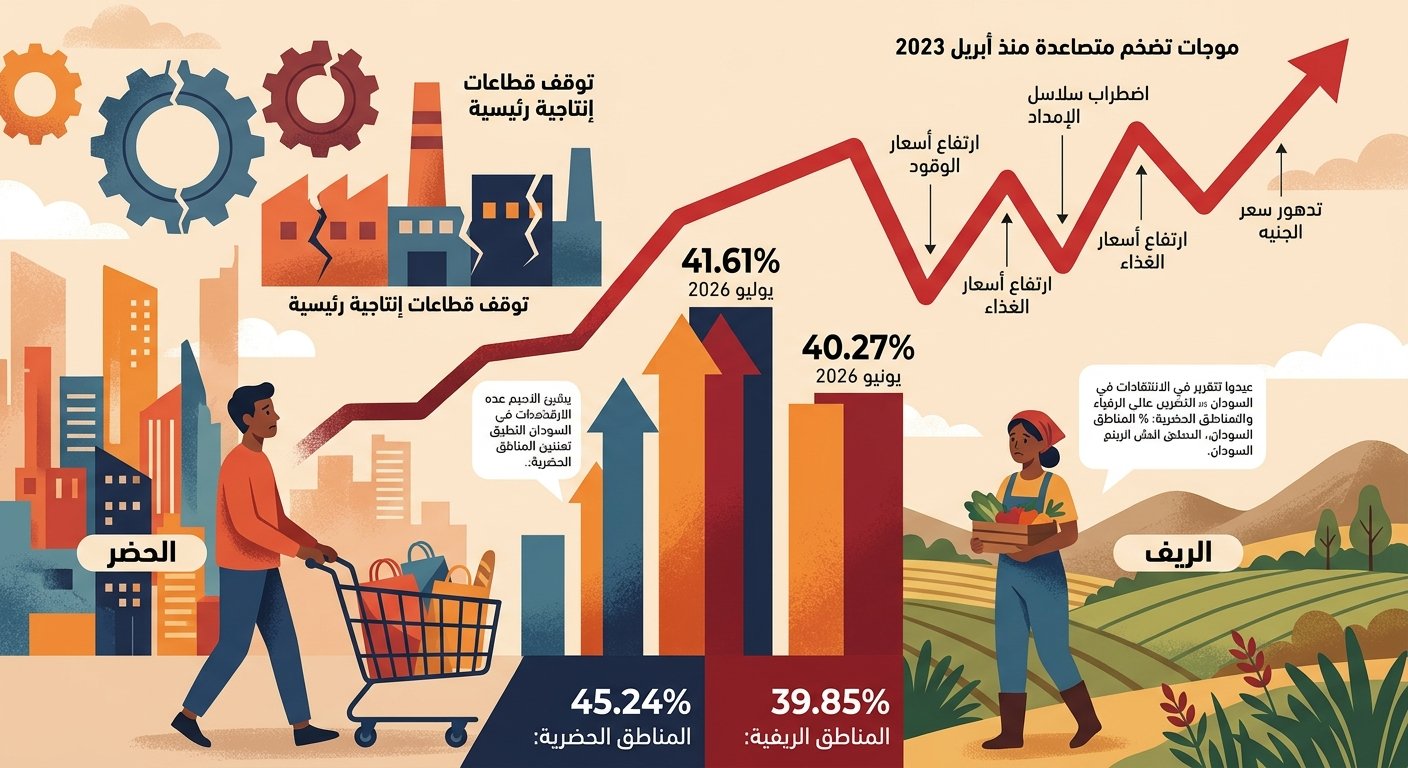 سباق مع الغلاء.. التضخم في السودان يخنق الأسواق ويضع المواطن أمام "انكماش قسري"